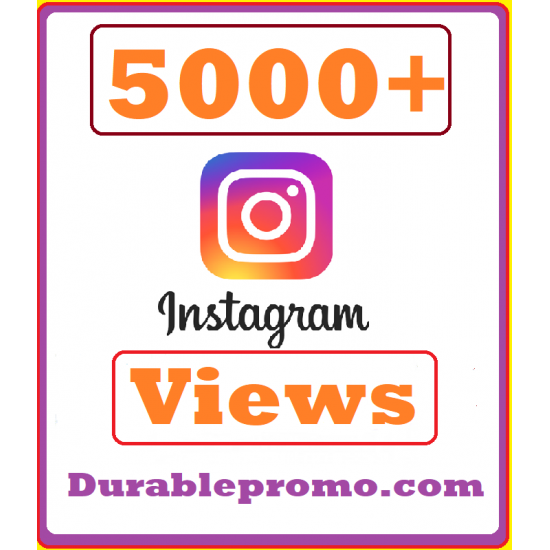 5000 Instagram Views Real & High Quality