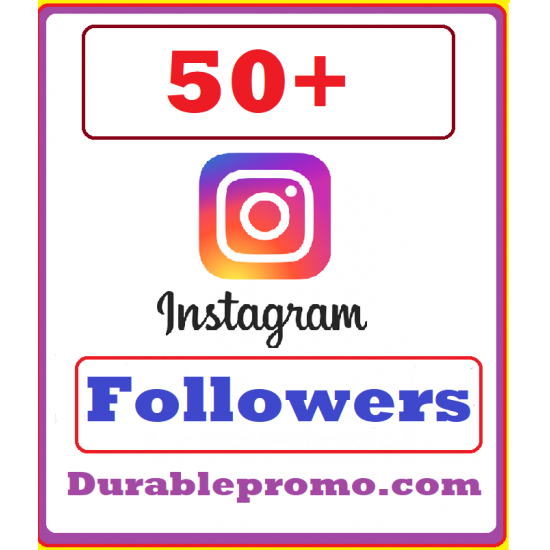 50 Instagram Followers Real  & High Quality