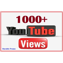 1000 YouTube Views Real & High Quality