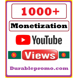 1000 Bangladeshi Monetization  YouTube Views Real & High Quality