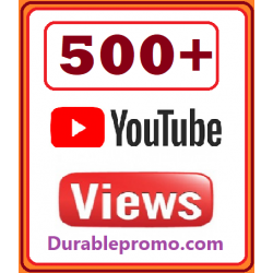 500 YouTube Views Real & High Quality