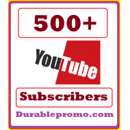 500 YouTube Subscriber Real & High Quality