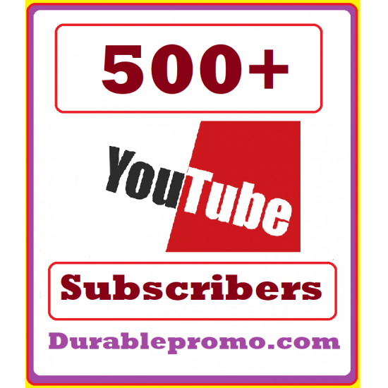 500 YouTube Subscriber Real & High Quality